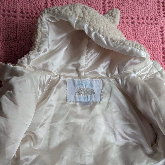Bearington Baby Fluffy "Lamb" Jacket Size 6-12 Mo - Pre Owned - Picture 7 of 7